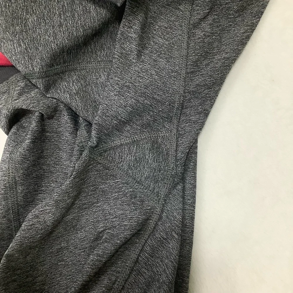 Lululemon Inspire Tight II Sz 4 Heathered Black / Boom Juice / Deep Coal